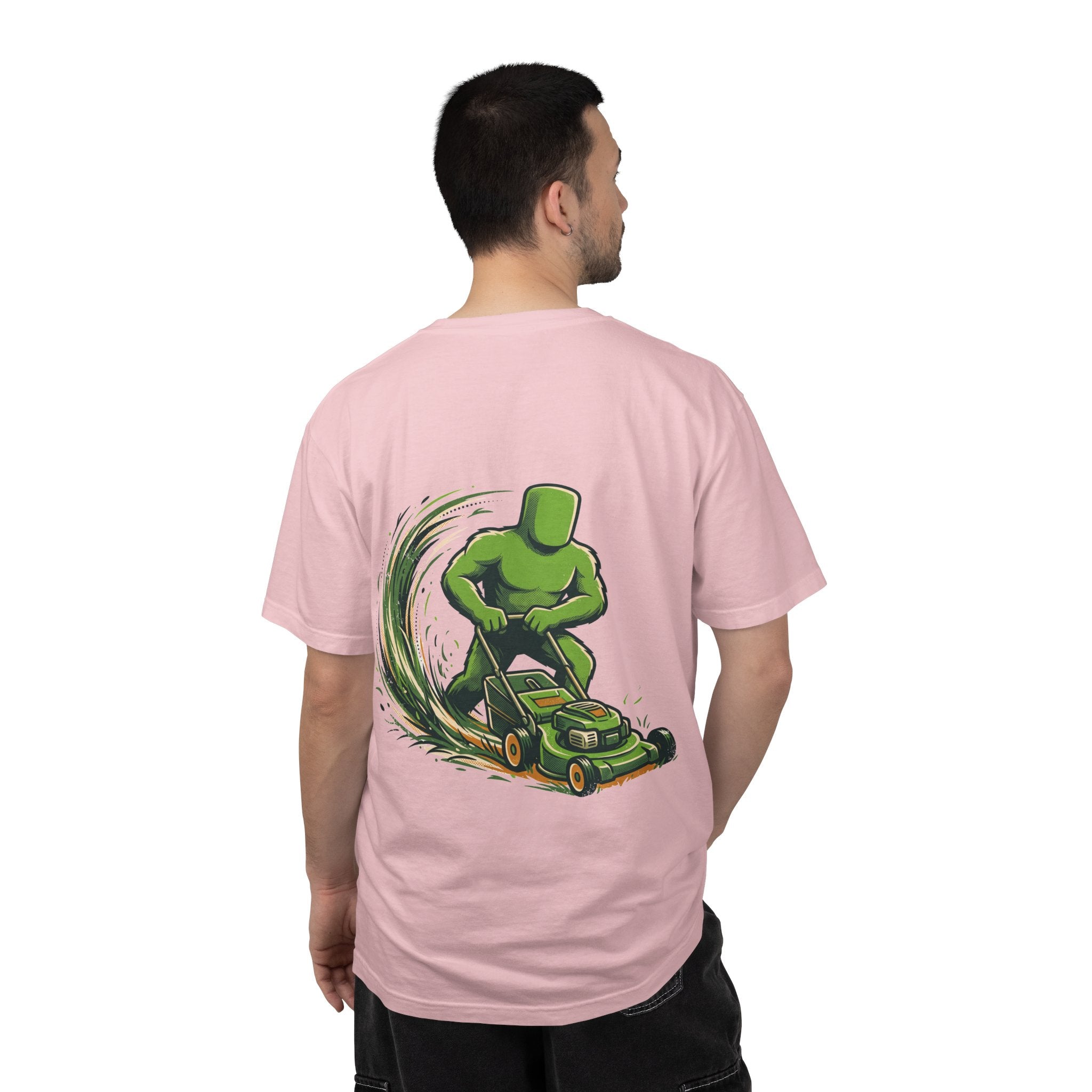 Big Grass Guy Tee — Back Print, Garment-Dyed Heavyweight