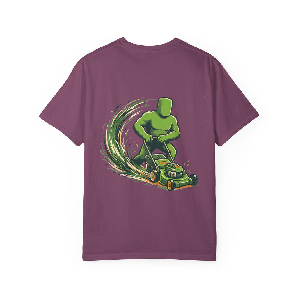 Big Grass Guy Tee — Back Print, Garment-Dyed Heavyweight