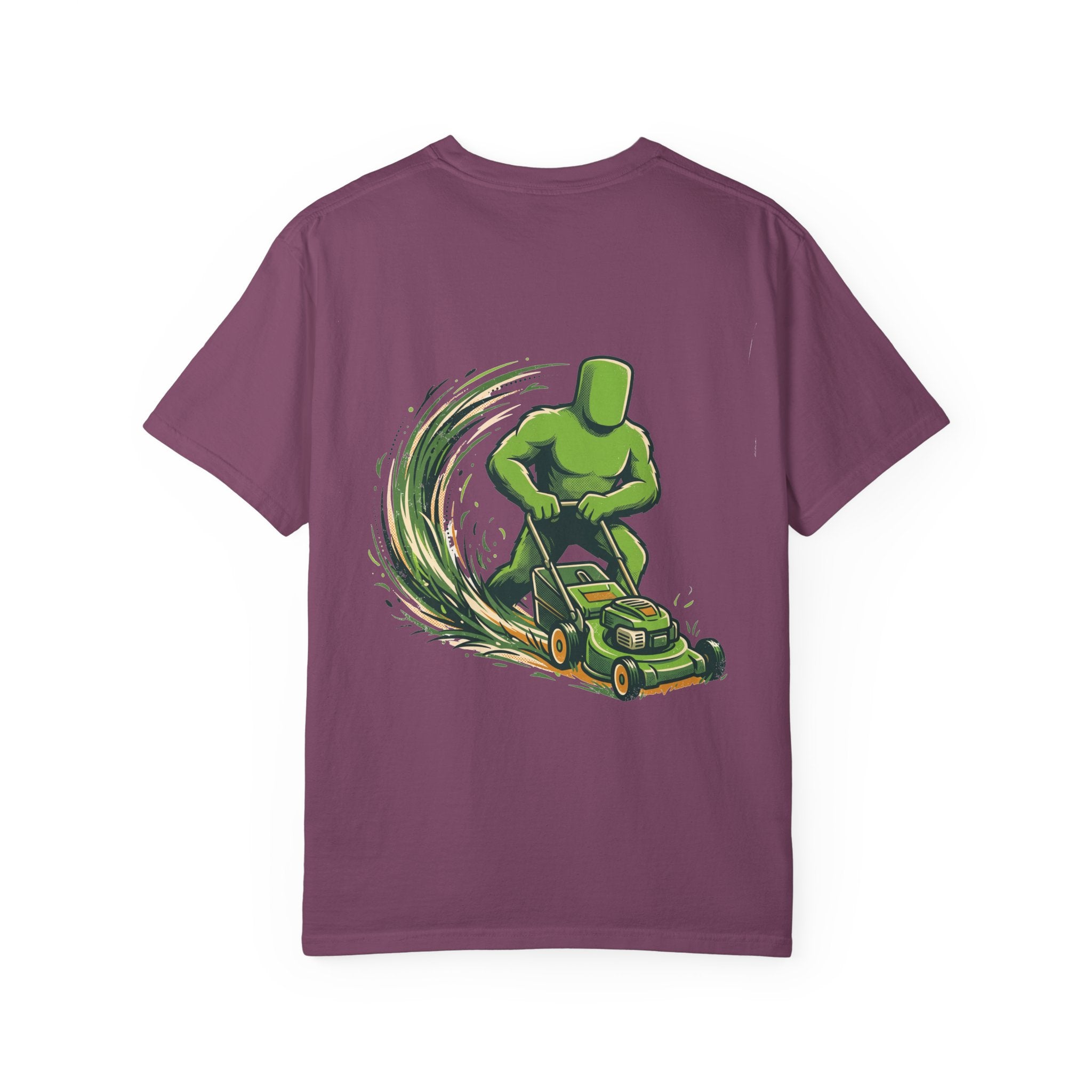Big Grass Guy Tee — Back Print, Garment-Dyed Heavyweight