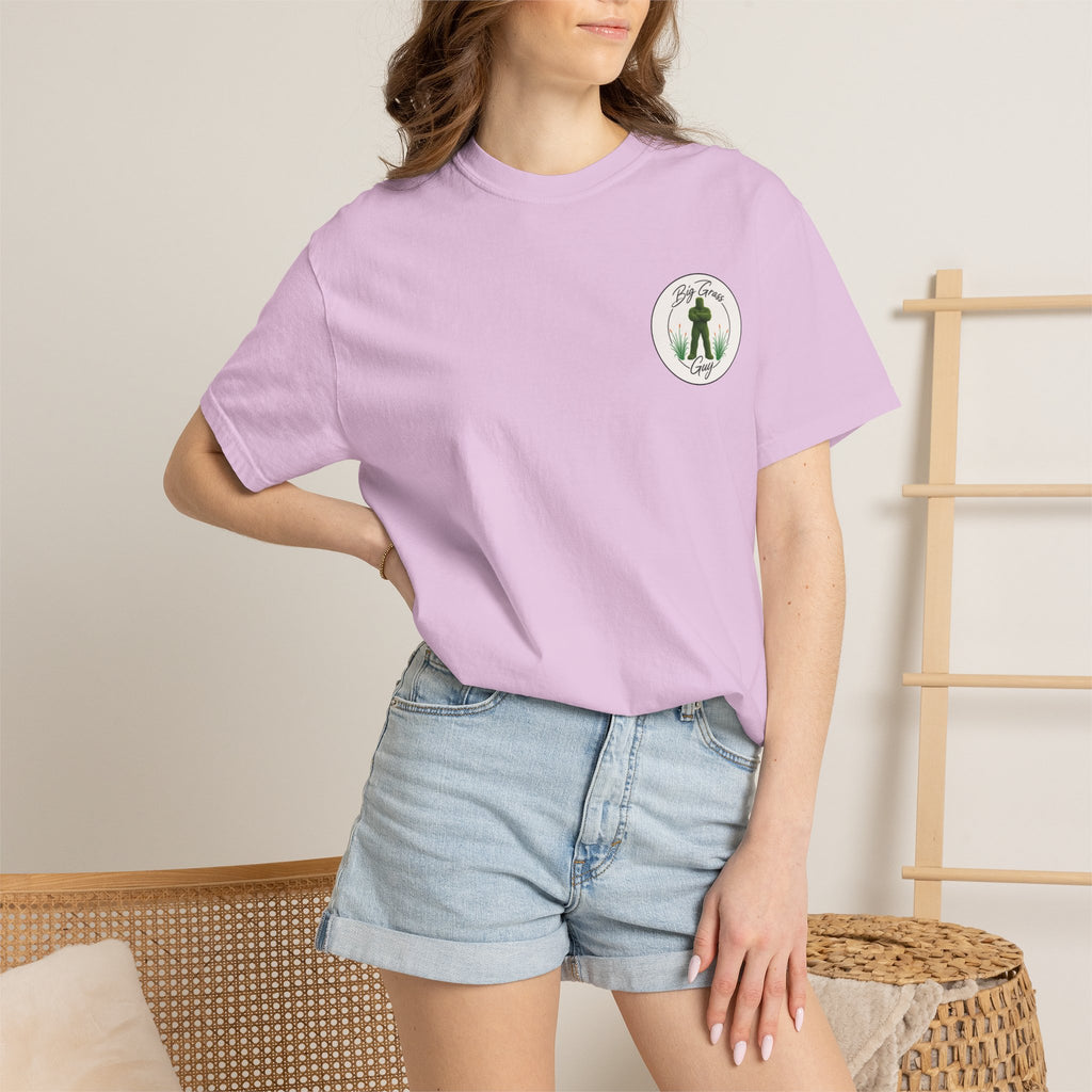 Big Grass Guy Tee — Left Chest Crest