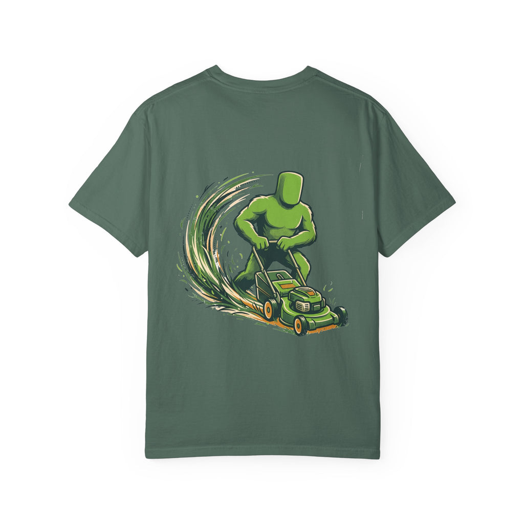 Big Grass Guy Tee — Back Print, Garment-Dyed Heavyweight