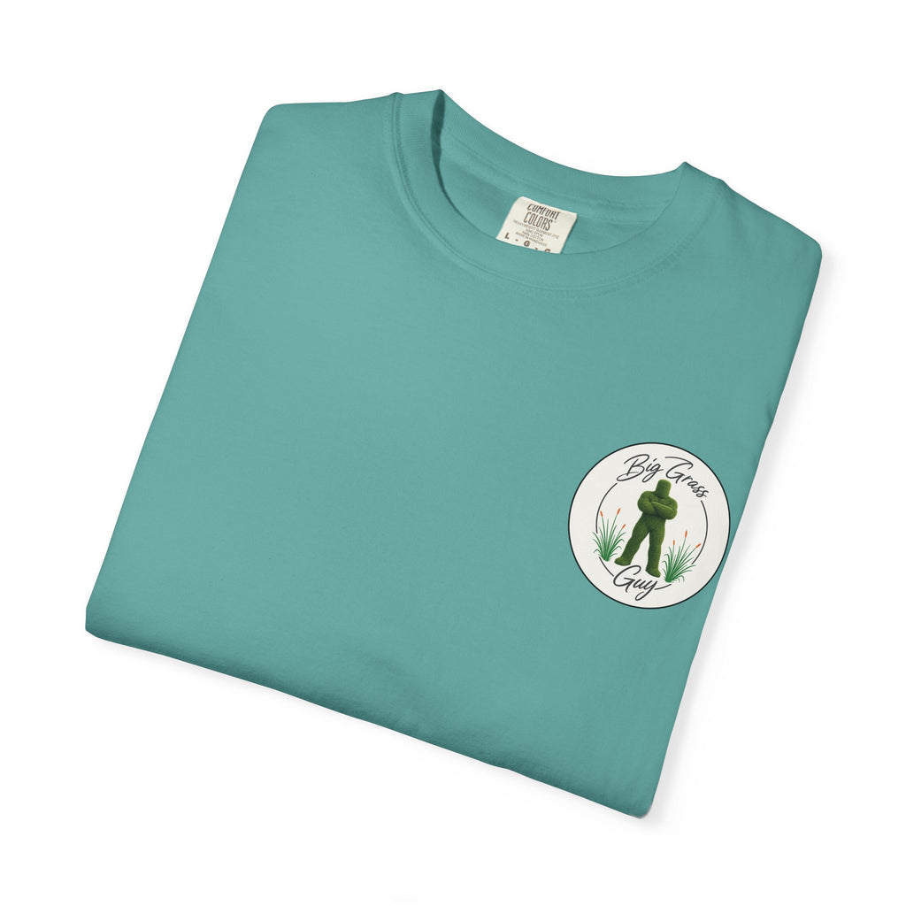 Big Grass Guy Tee — Left Chest Crest