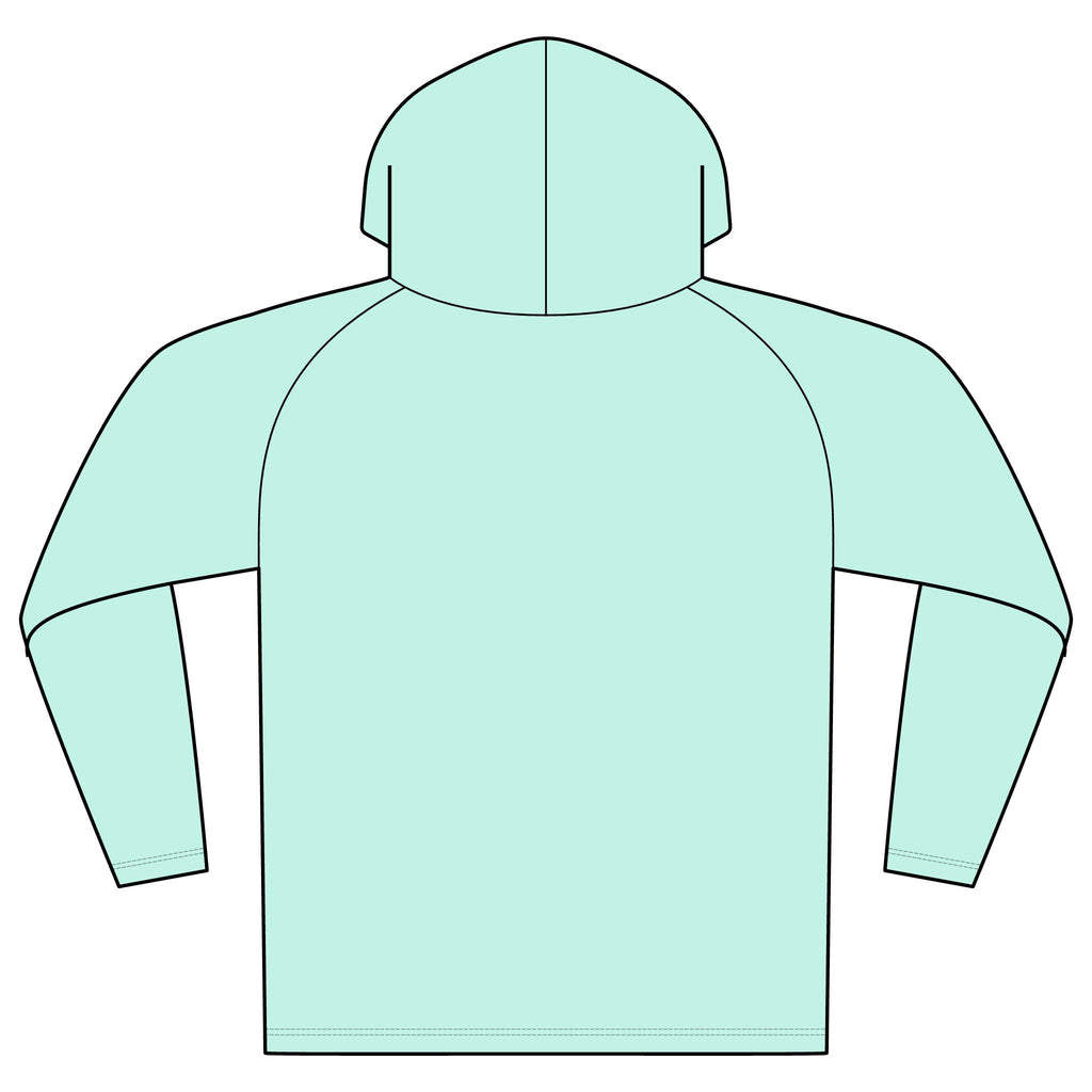 Big Grass Guy Mowing Hoodie — UPF 44+
