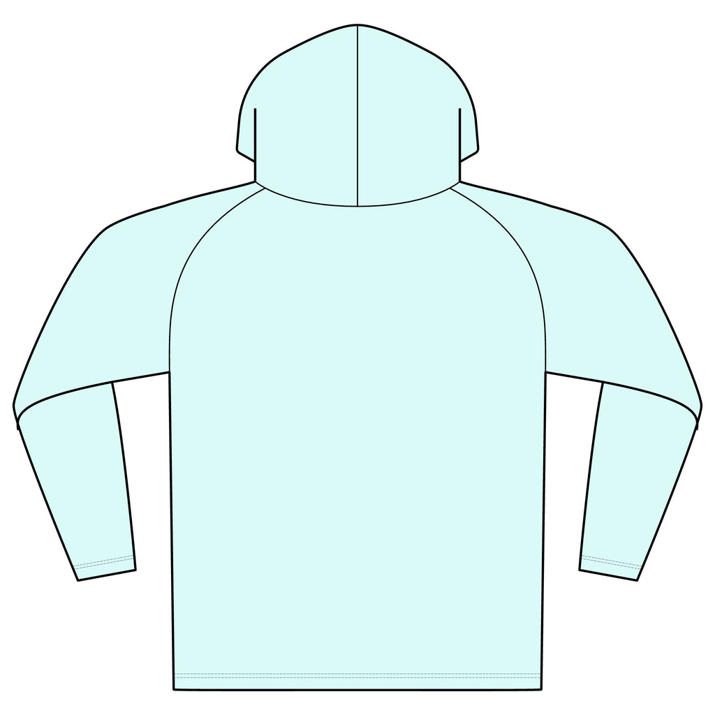 Big Grass Guy Mowing Hoodie — UPF 44+