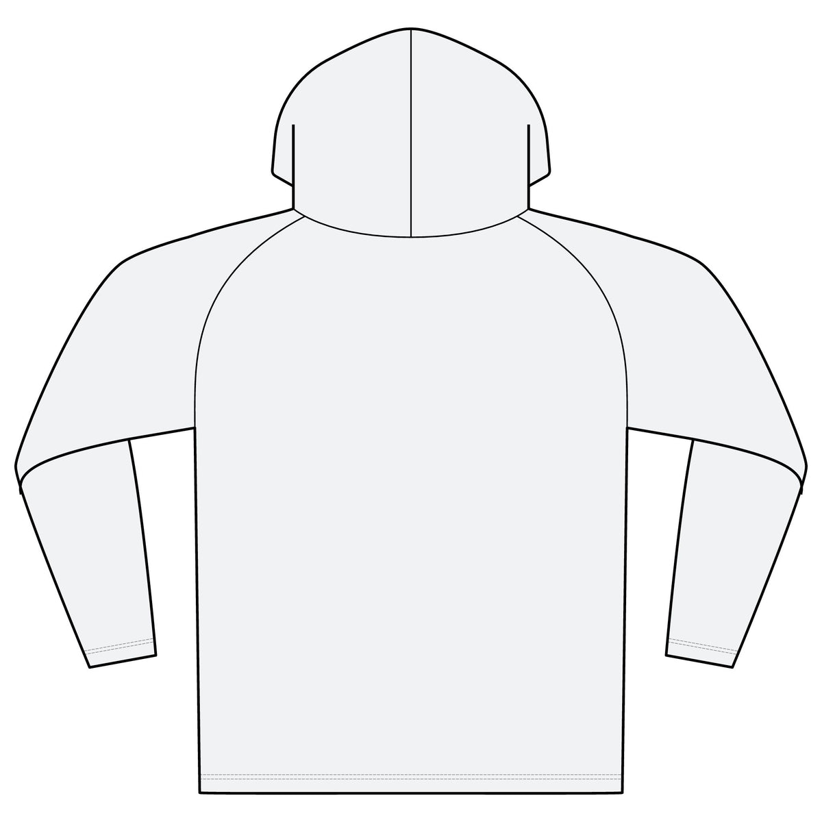 Big Grass Guy Mowing Hoodie — UPF 44+