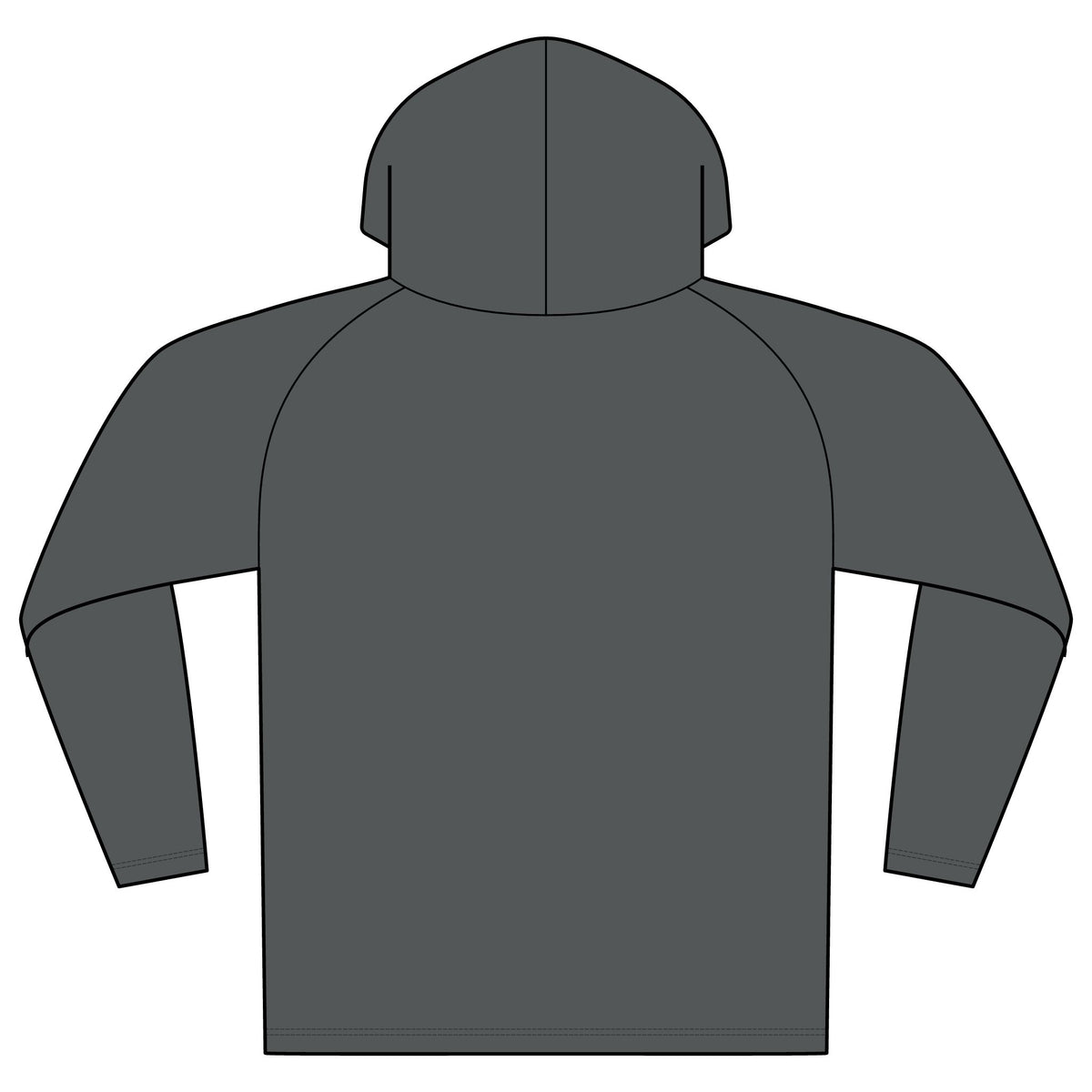 Big Grass Guy Mowing Hoodie — UPF 44+