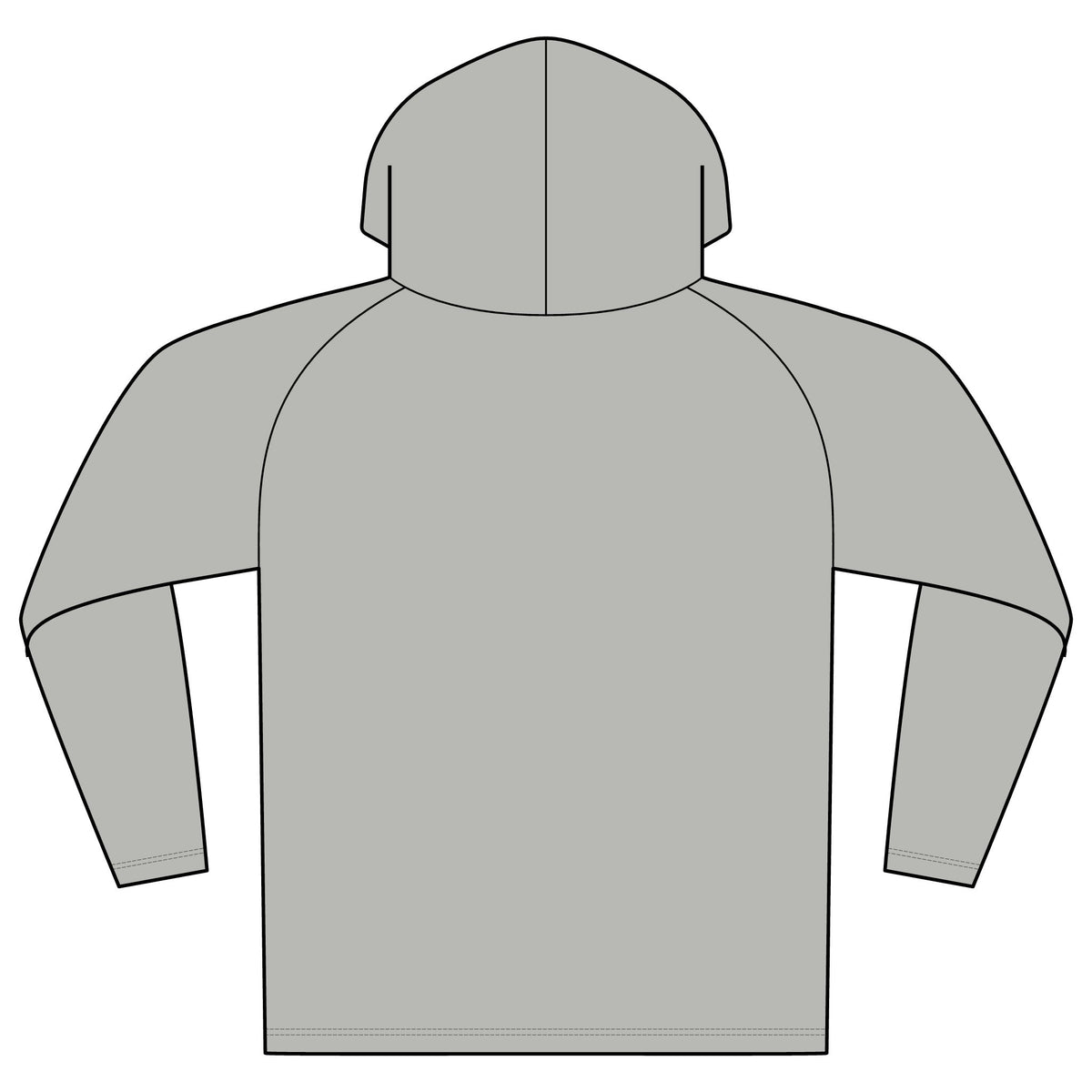 Big Grass Guy Mowing Hoodie — UPF 44+