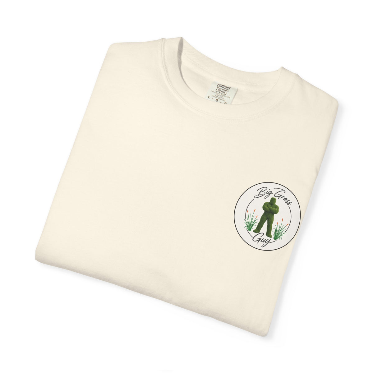 Big Grass Guy Tee — Left Chest Crest