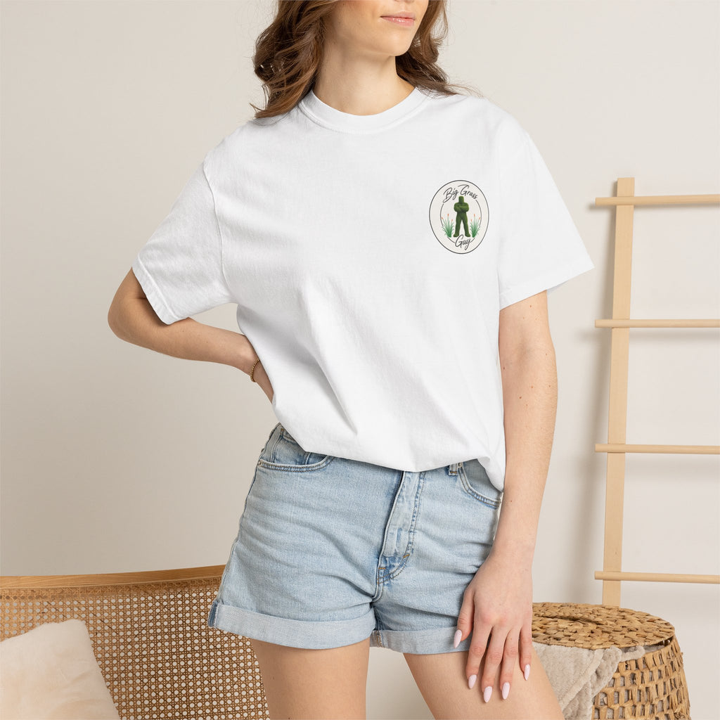 Big Grass Guy Tee — Left Chest Crest