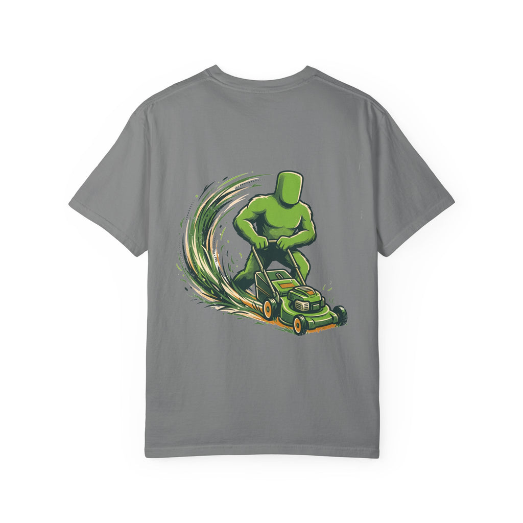 Big Grass Guy Tee — Back Print, Garment-Dyed Heavyweight