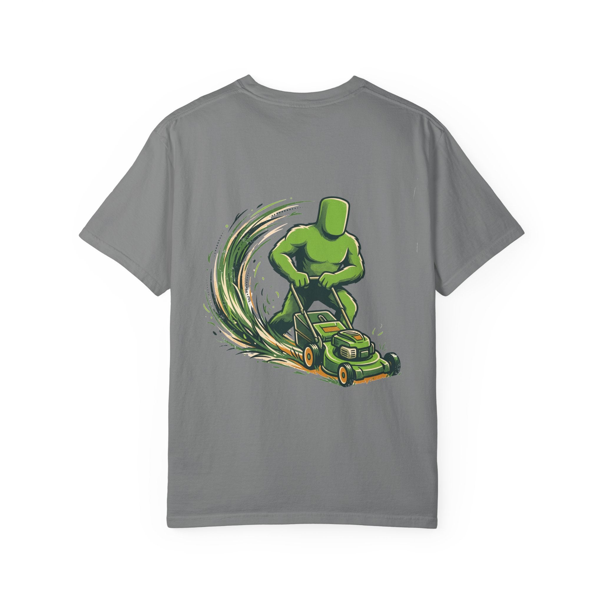 Big Grass Guy Tee — Back Print, Garment-Dyed Heavyweight