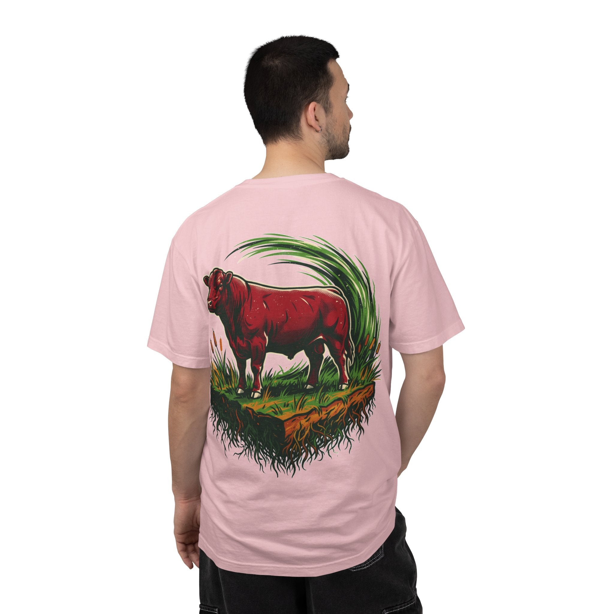 Power of Grass Tee — Back Print, Garment-Dyed Heavyweight