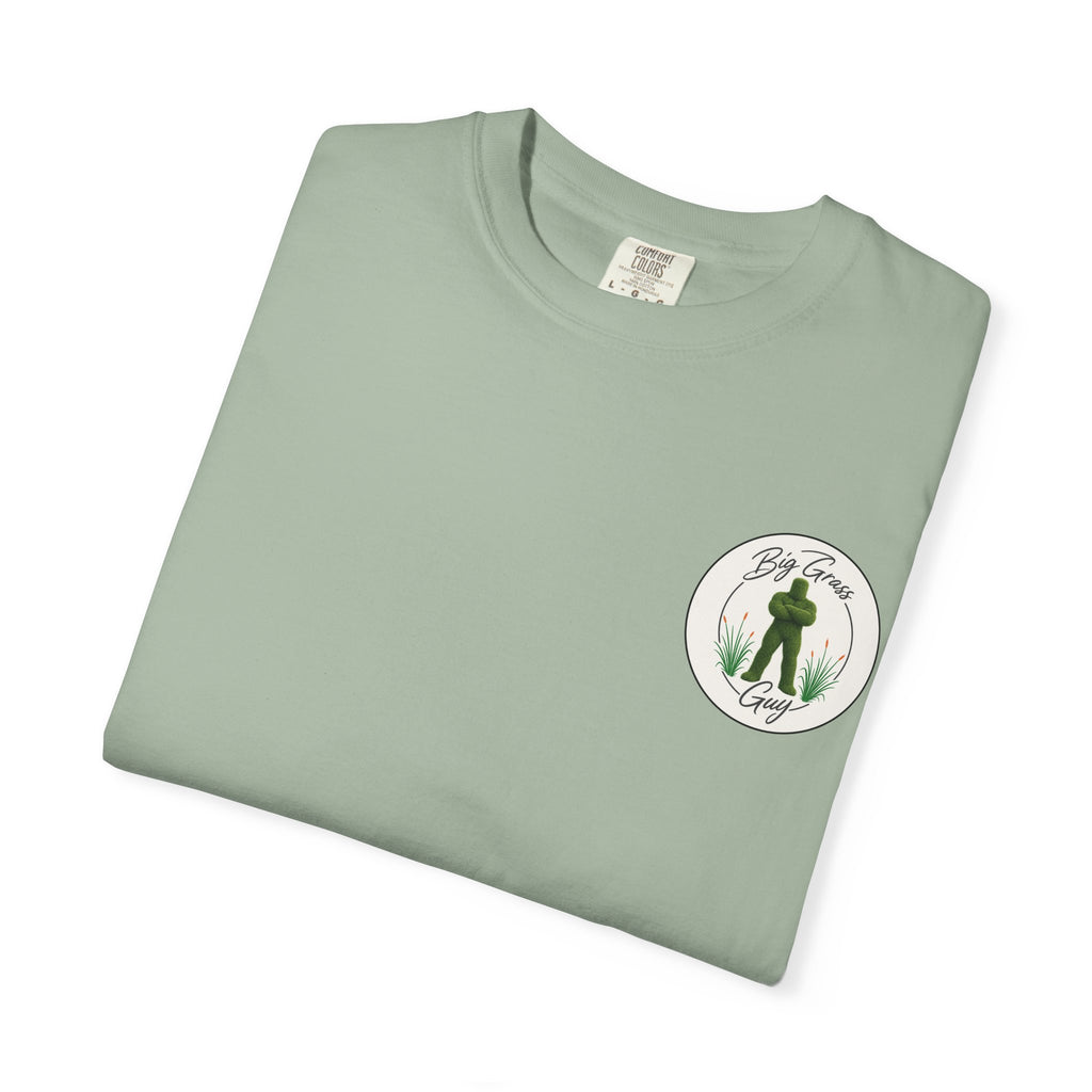 Big Grass Guy Tee — Left Chest Crest