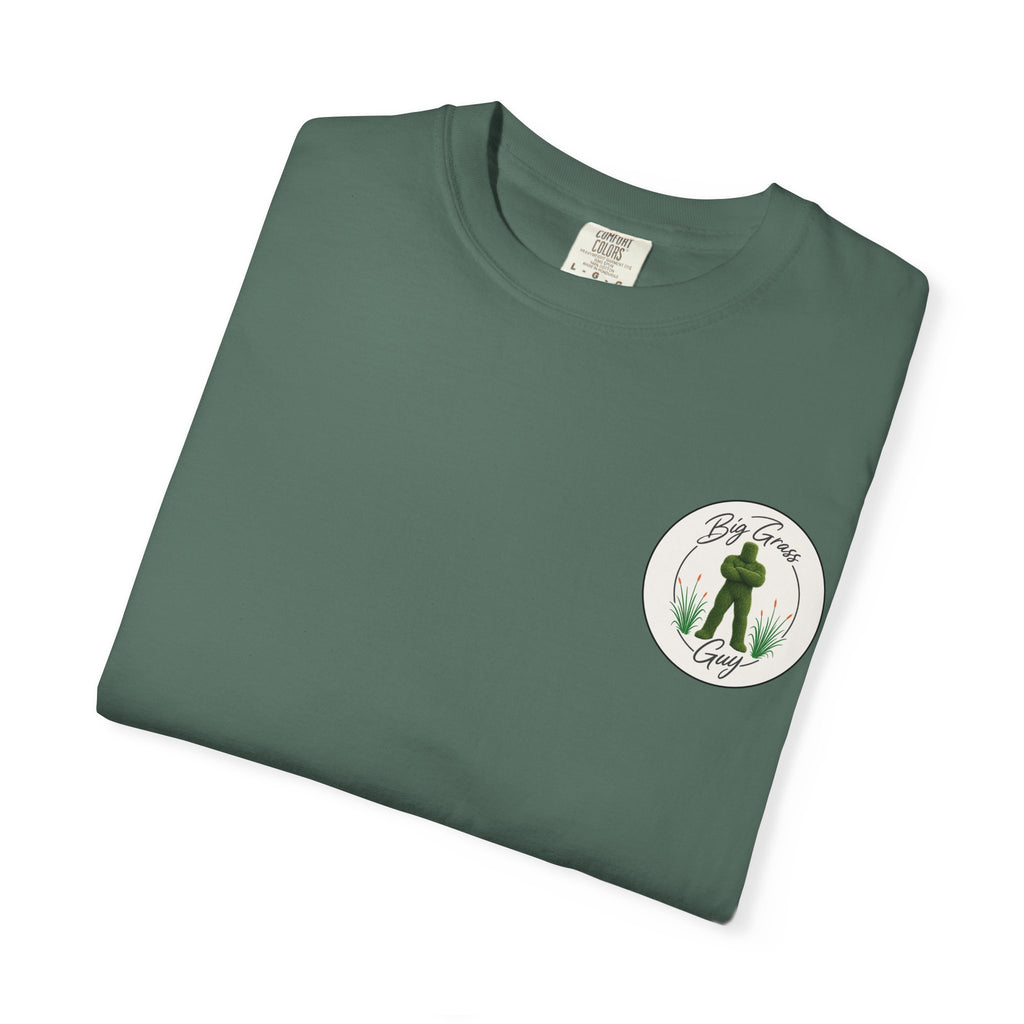 Big Grass Guy Tee — Left Chest Crest