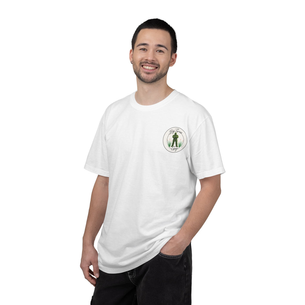 Big Grass Guy Tee — Left Chest Crest