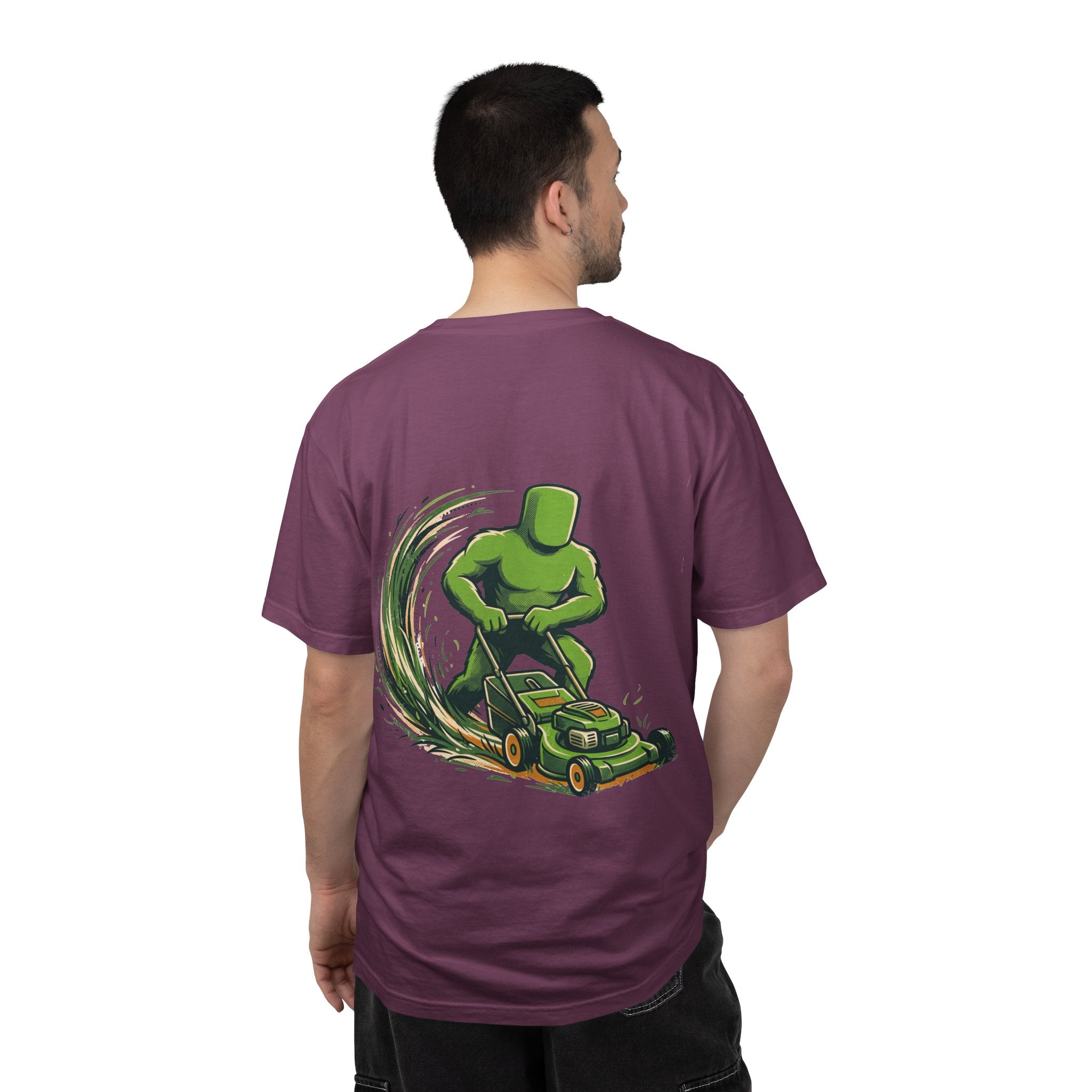 Big Grass Guy Tee — Back Print, Garment-Dyed Heavyweight