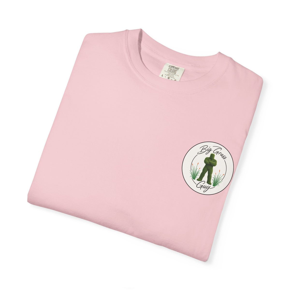 Big Grass Guy Tee — Left Chest Crest