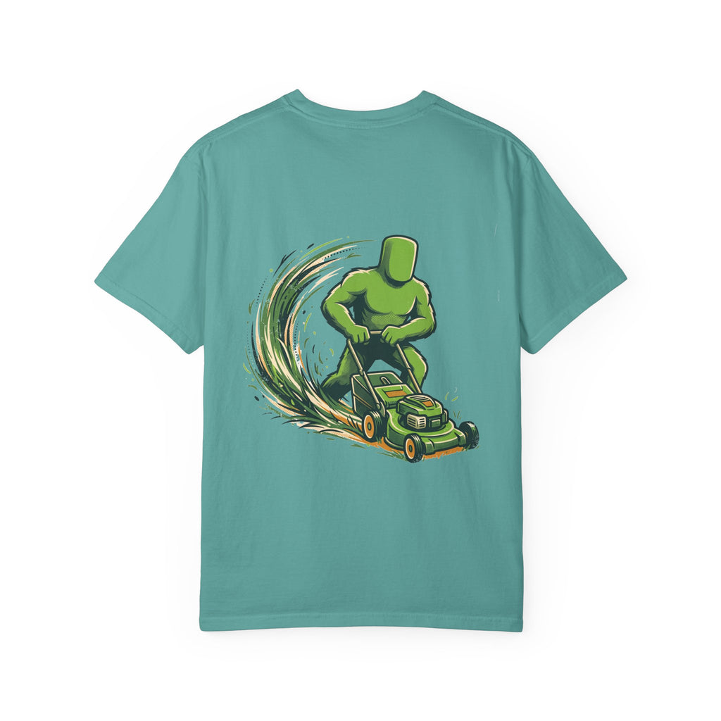 Big Grass Guy Tee — Back Print, Garment-Dyed Heavyweight