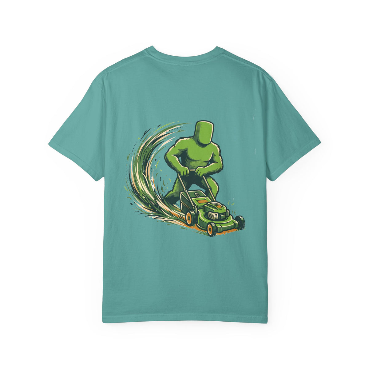 Big Grass Guy Tee — Back Print, Garment-Dyed Heavyweight