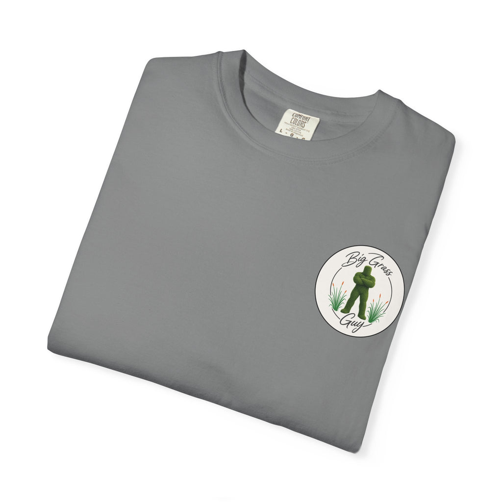 Big Grass Guy Tee — Left Chest Crest