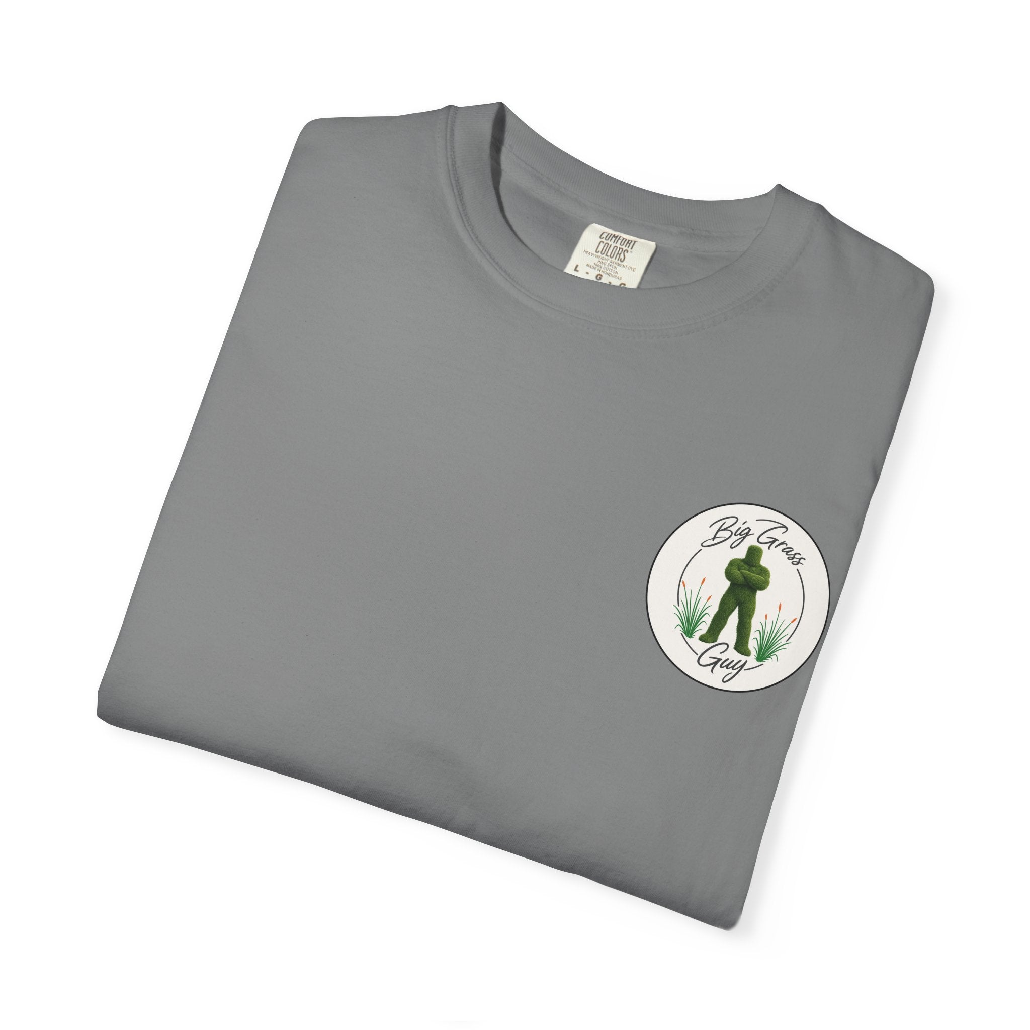 Big Grass Guy Tee — Left Chest Crest