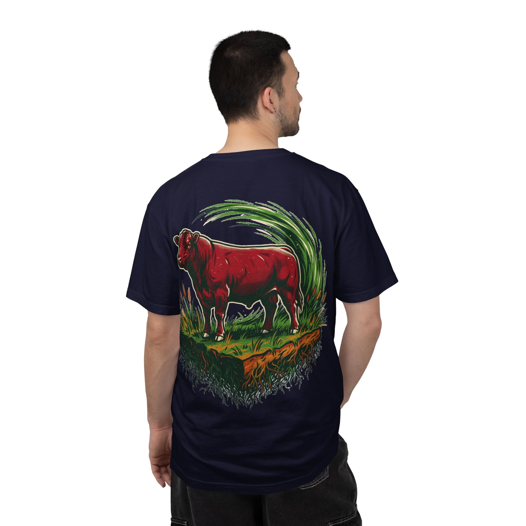 Power of Grass Tee — Back Print, Garment-Dyed Heavyweight