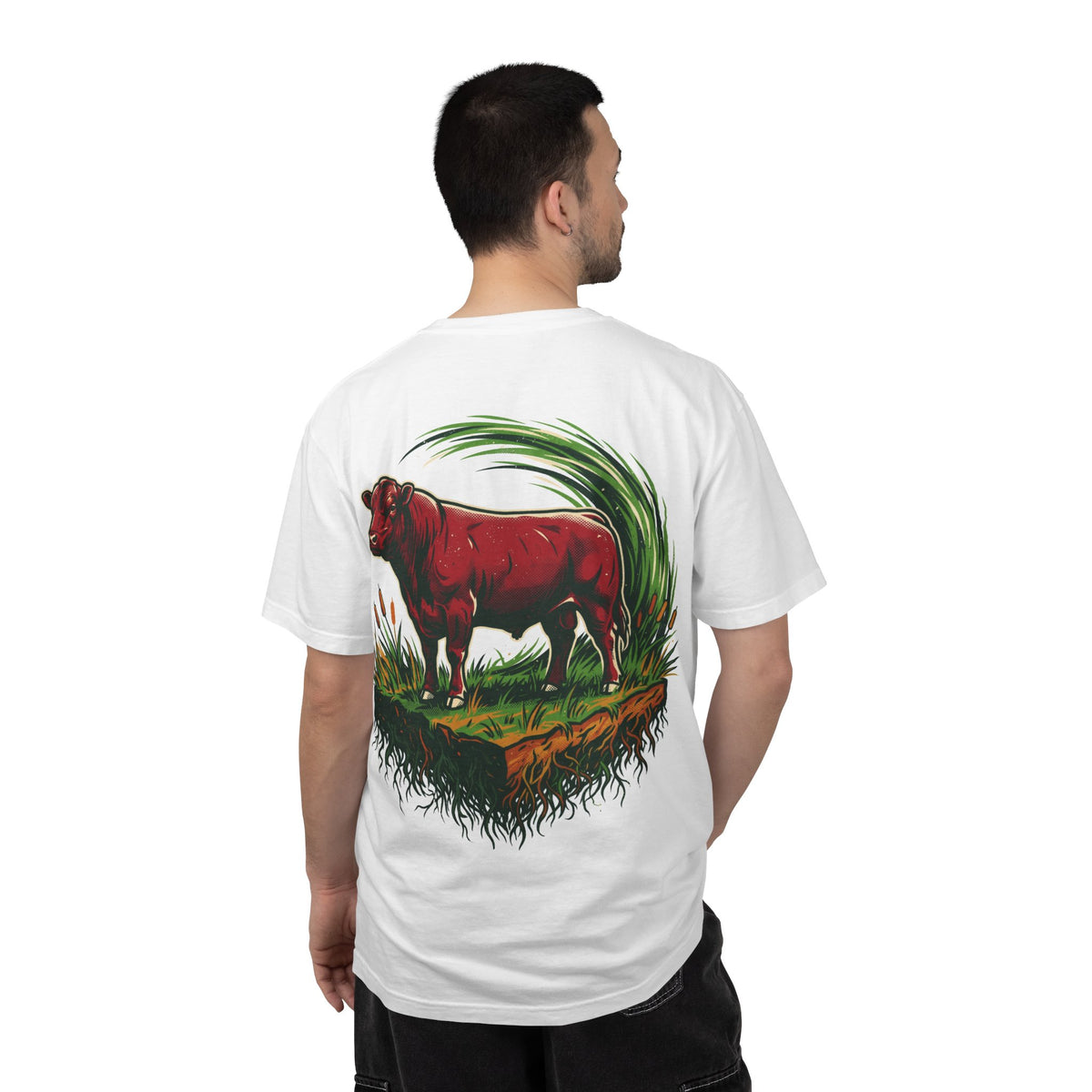 Power of Grass Tee — Back Print, Garment-Dyed Heavyweight
