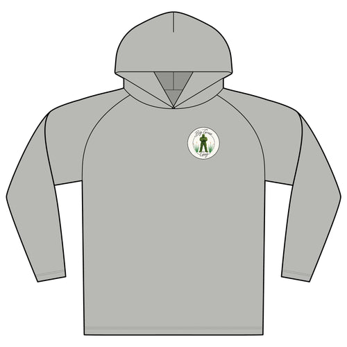 Big Grass Guy Mowing Hoodie — UPF 44+