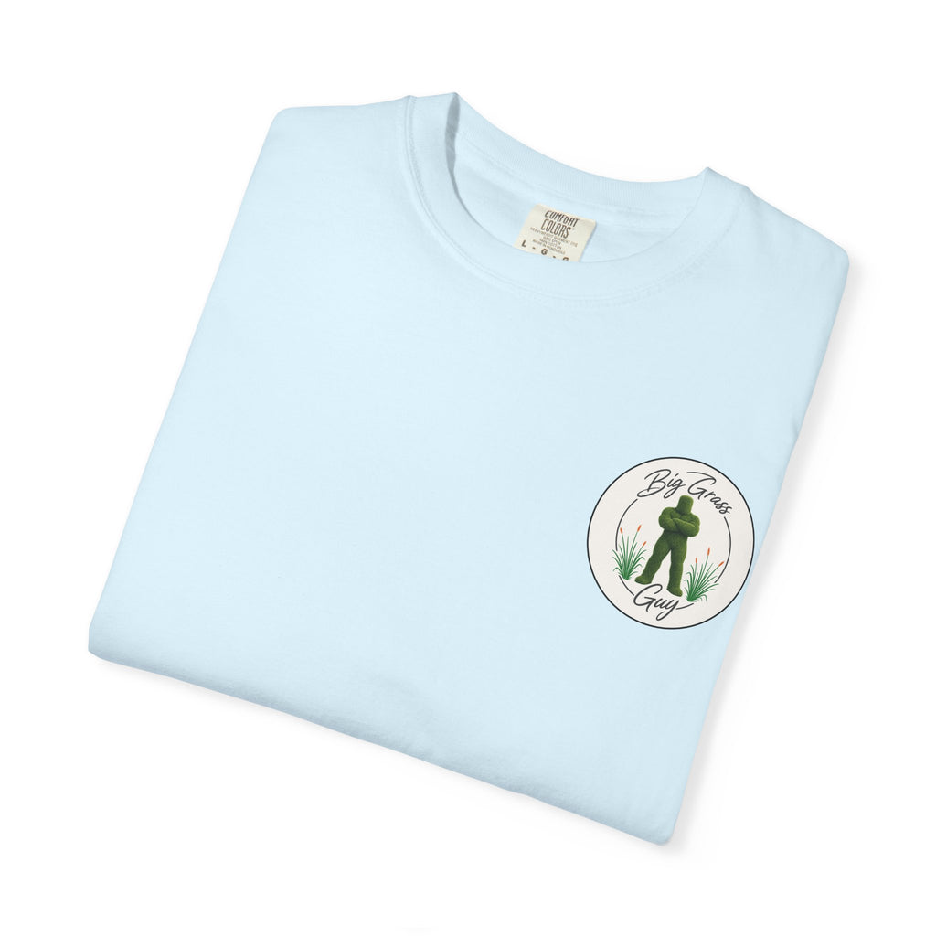 Big Grass Guy Tee — Left Chest Crest