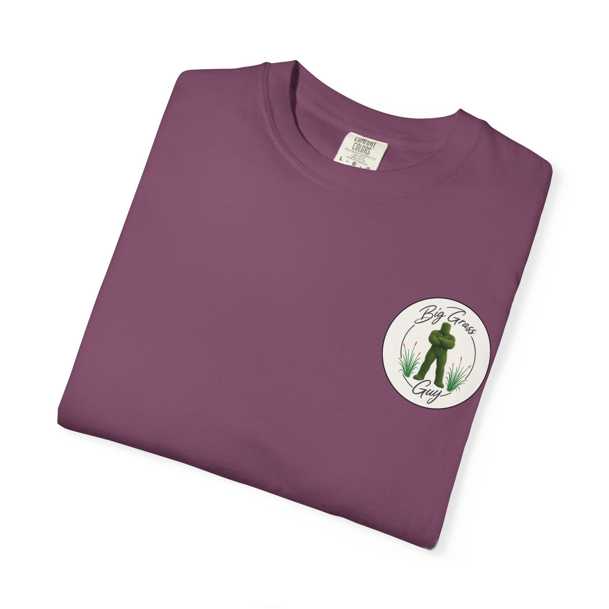 Big Grass Guy Tee — Left Chest Crest