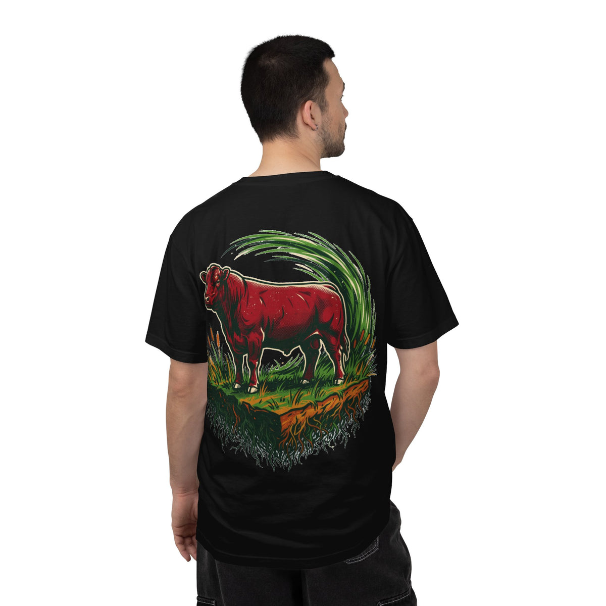 Power of Grass Tee — Back Print, Garment-Dyed Heavyweight