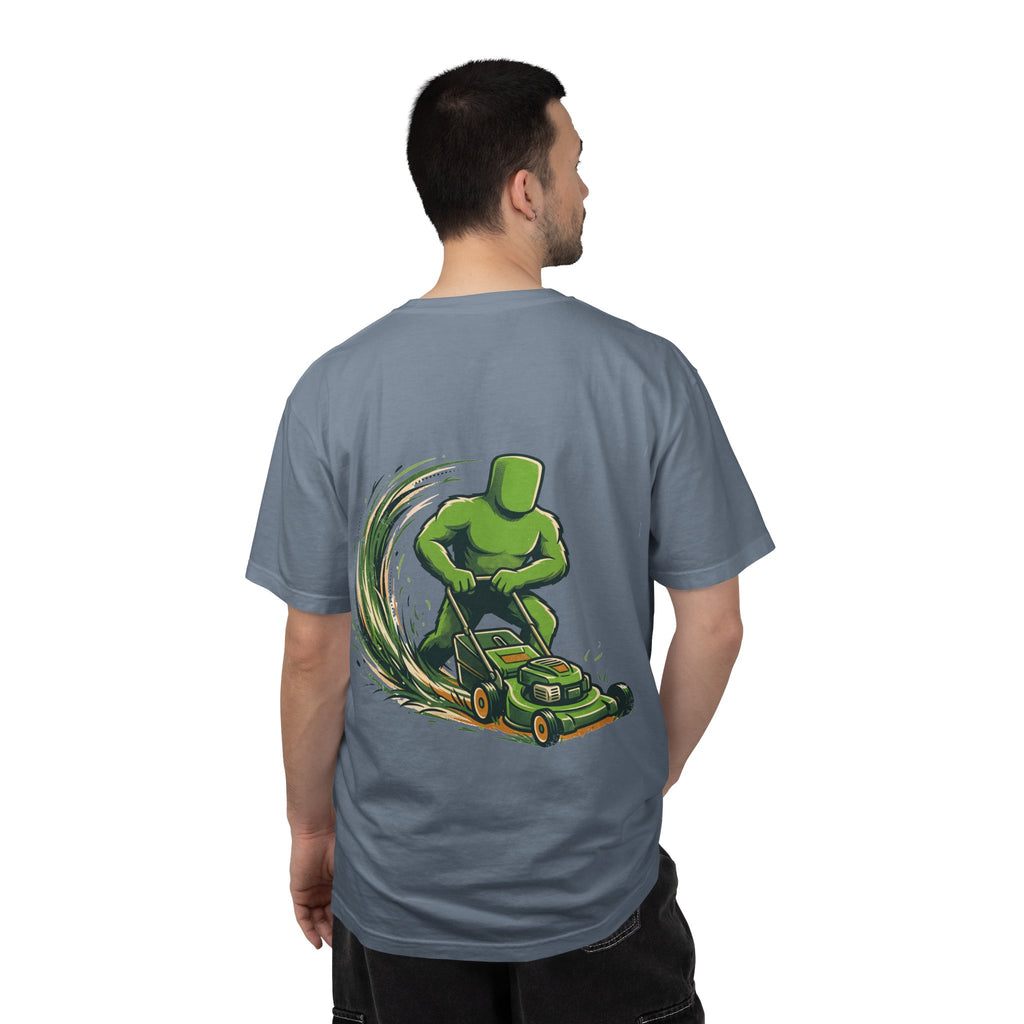 Big Grass Guy Tee — Back Print, Garment-Dyed Heavyweight
