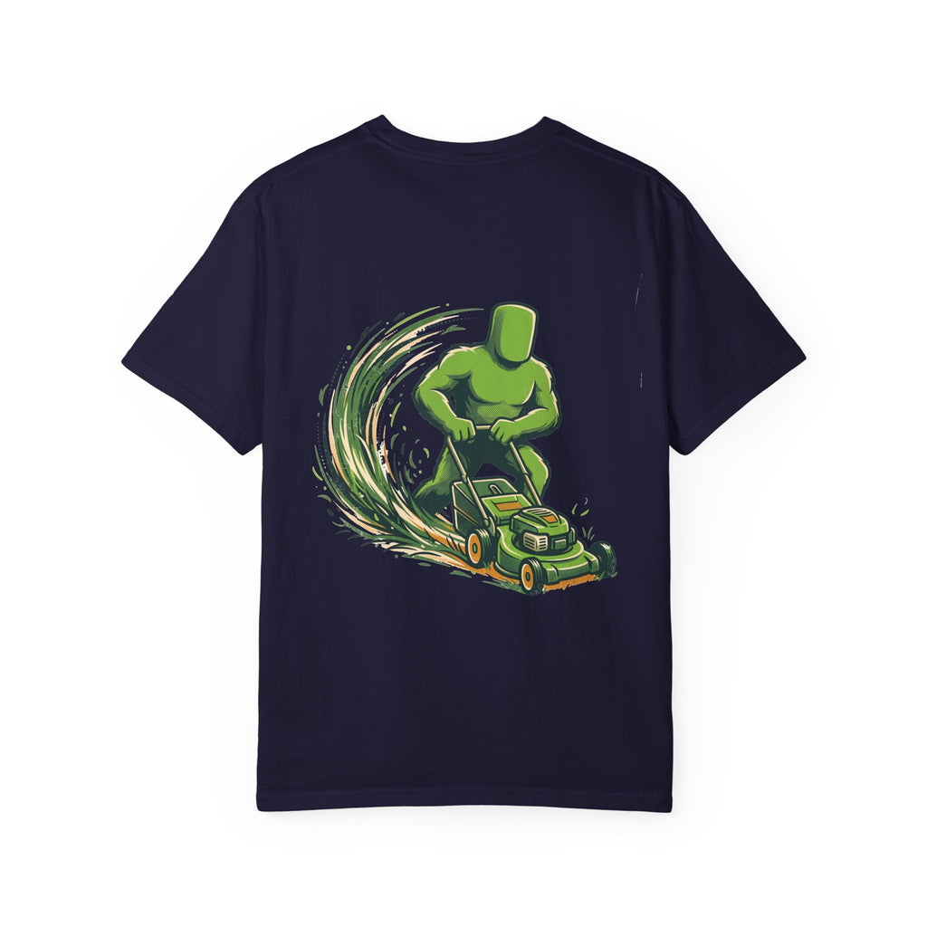 Big Grass Guy Tee — Back Print, Garment-Dyed Heavyweight