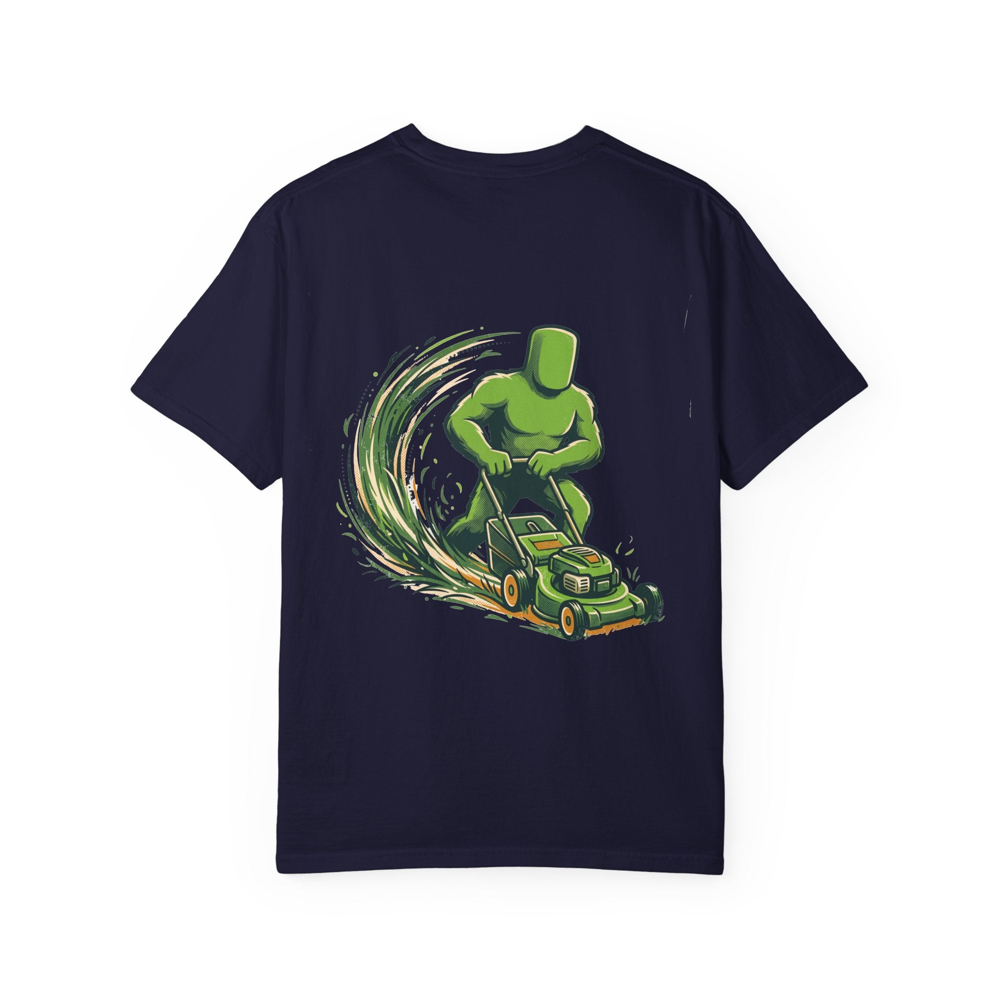 Big Grass Guy Tee — Back Print, Garment-Dyed Heavyweight