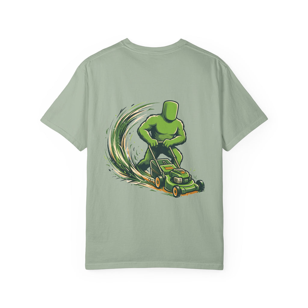Big Grass Guy Tee — Back Print, Garment-Dyed Heavyweight