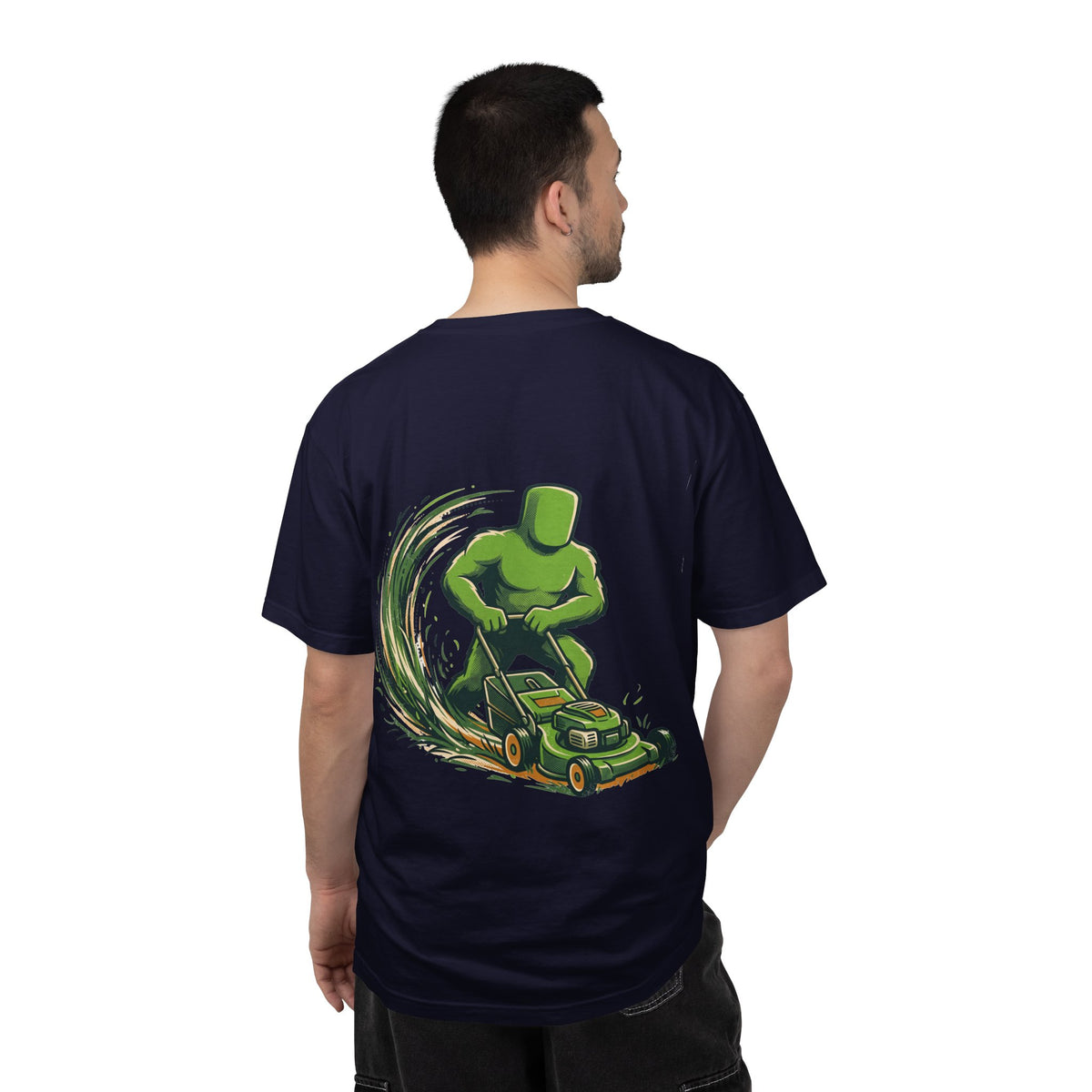 Big Grass Guy Tee — Back Print, Garment-Dyed Heavyweight
