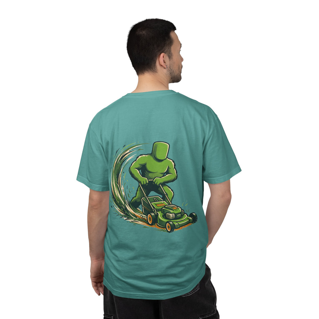 Big Grass Guy Tee — Back Print, Garment-Dyed Heavyweight