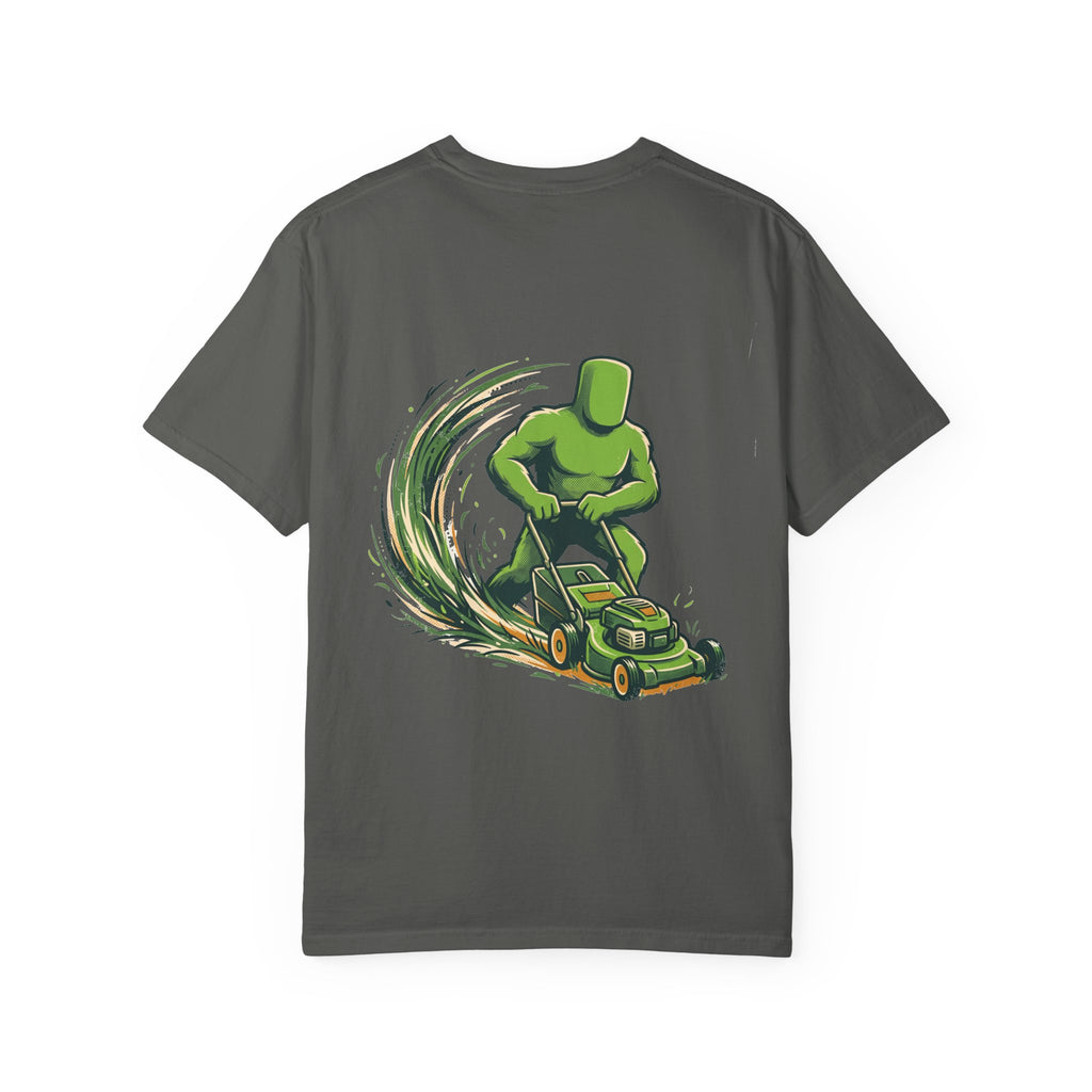 Big Grass Guy Tee — Back Print, Garment-Dyed Heavyweight
