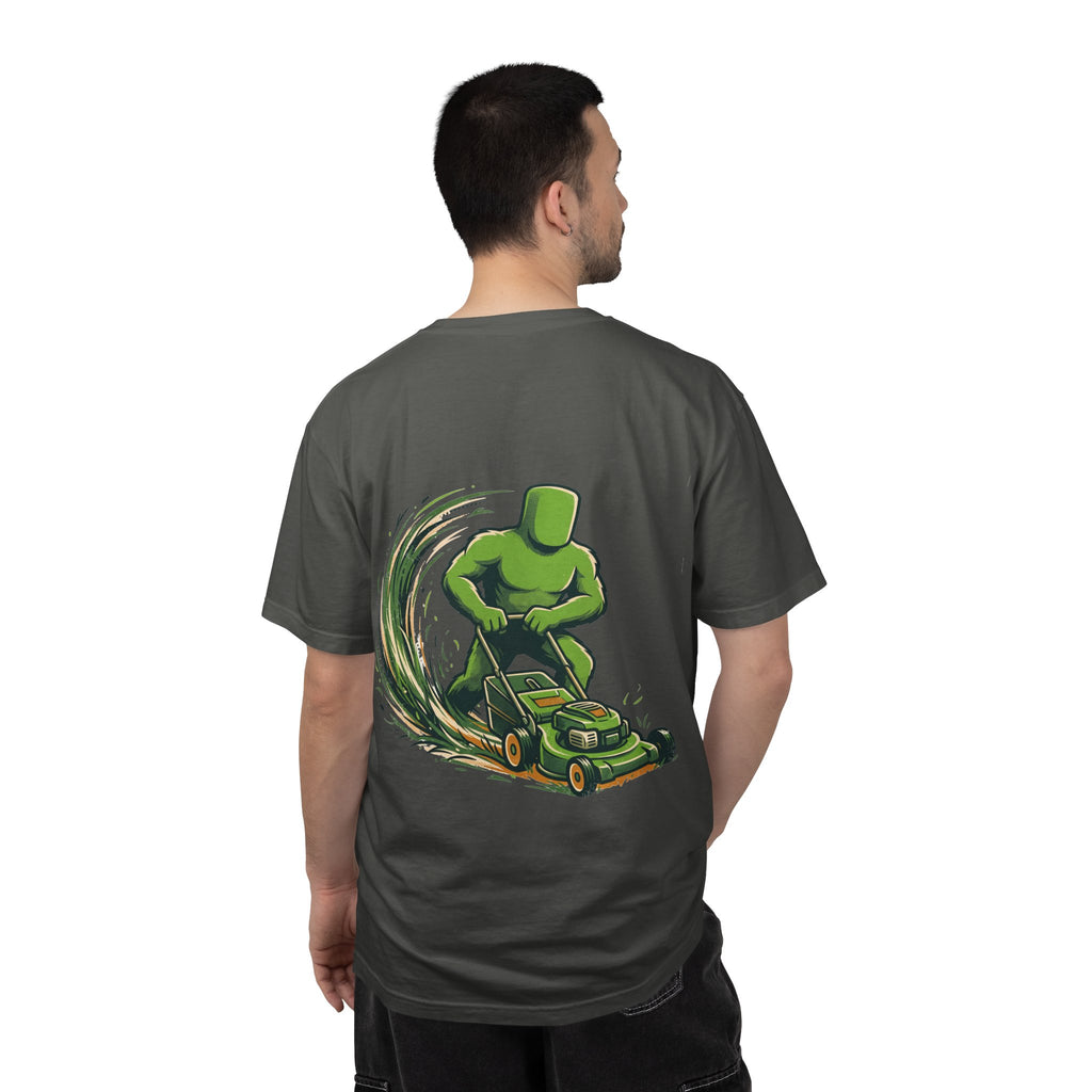 Big Grass Guy Tee — Back Print, Garment-Dyed Heavyweight