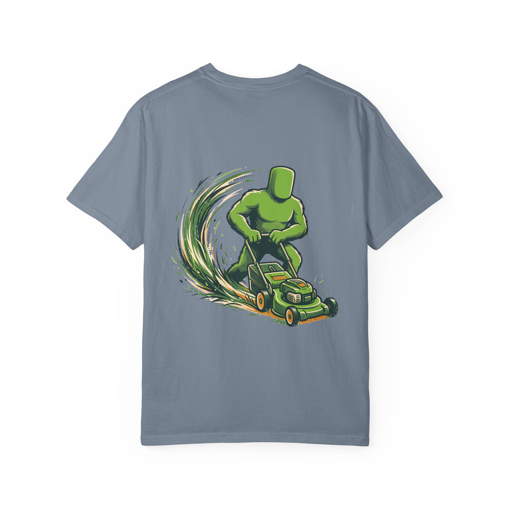 Big Grass Guy Tee — Back Print, Garment-Dyed Heavyweight