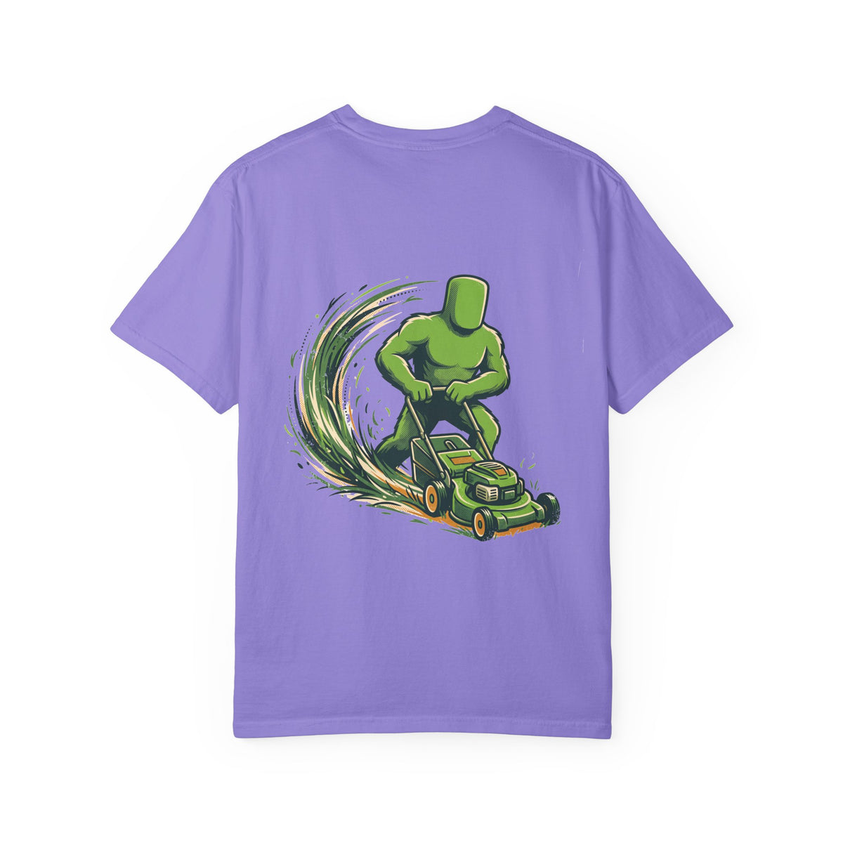 Big Grass Guy Tee — Back Print, Garment-Dyed Heavyweight