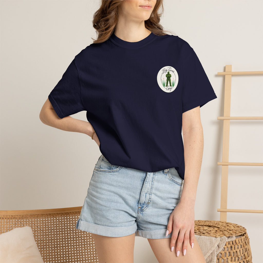 Big Grass Guy Tee — Left Chest Crest
