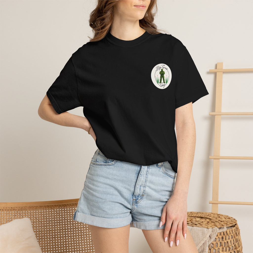 Big Grass Guy Tee — Left Chest Crest