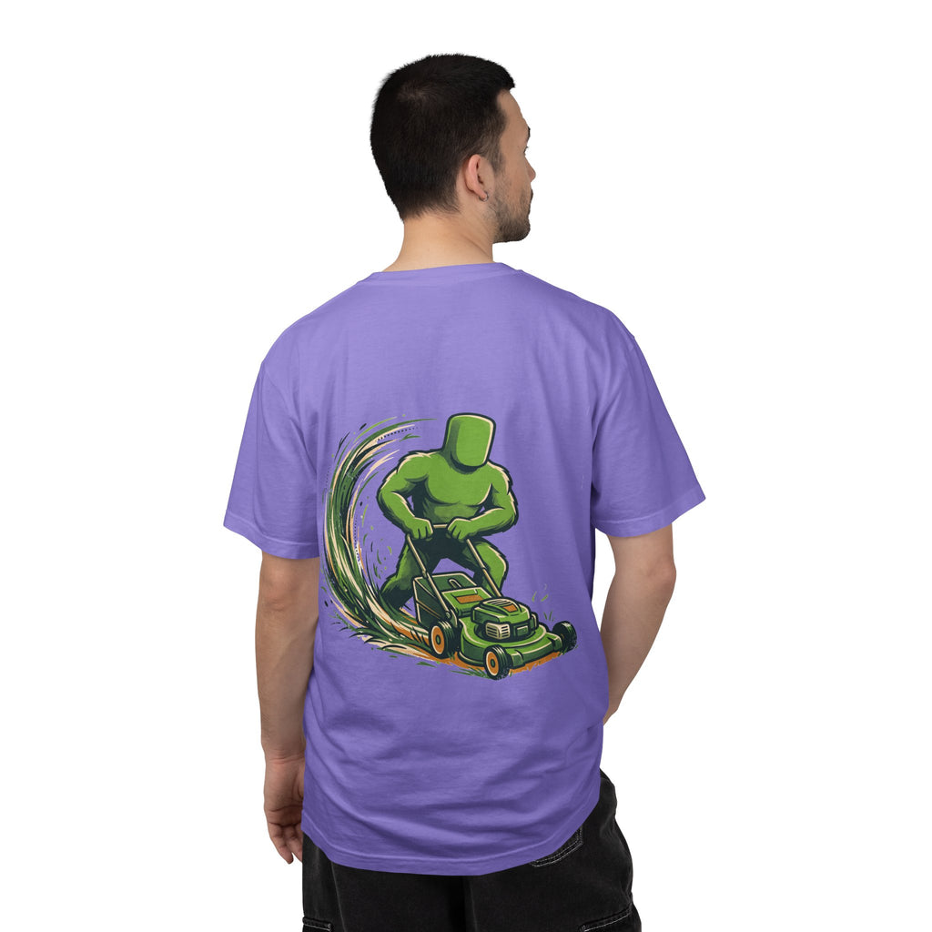 Big Grass Guy Tee — Back Print, Garment-Dyed Heavyweight