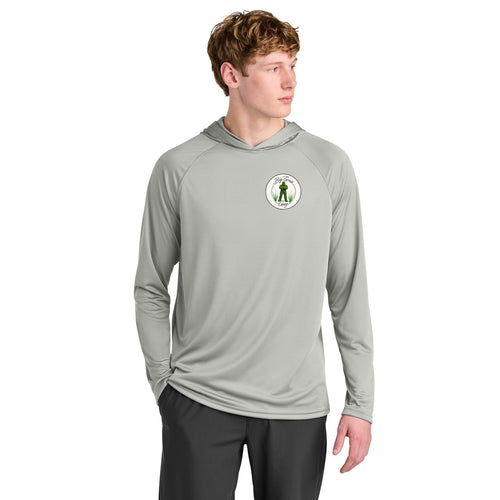 Big Grass Guy Mowing Hoodie — UPF 44+